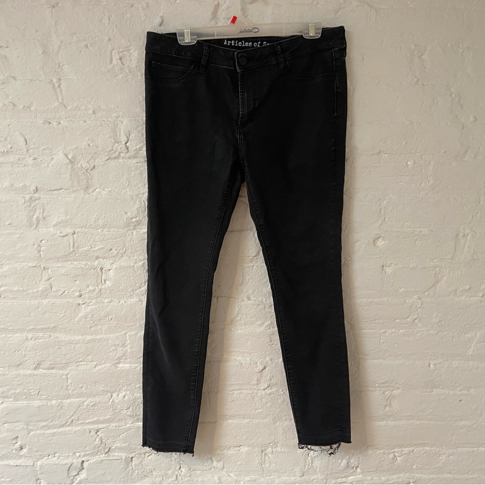 Black high waist skinny jeans